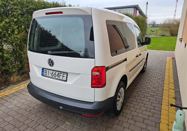 Volkswagen Caddy cena 48900 przebieg: 230000, rok produkcji 2017 z Sławno małe 497